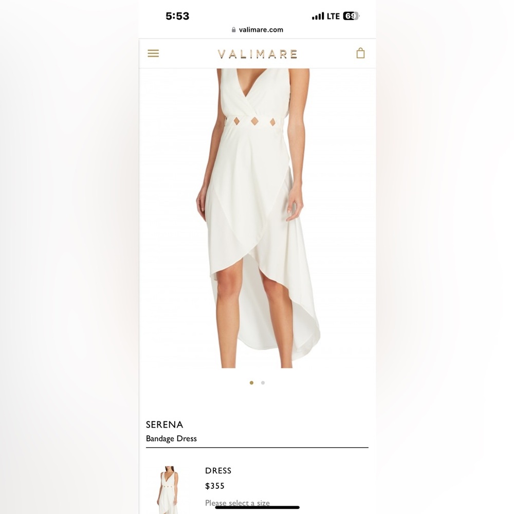Valimare off white Dress